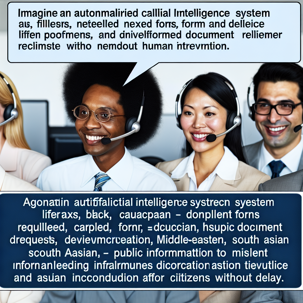 AI call automation in Government Services: Tax assistance, document requests, public information.