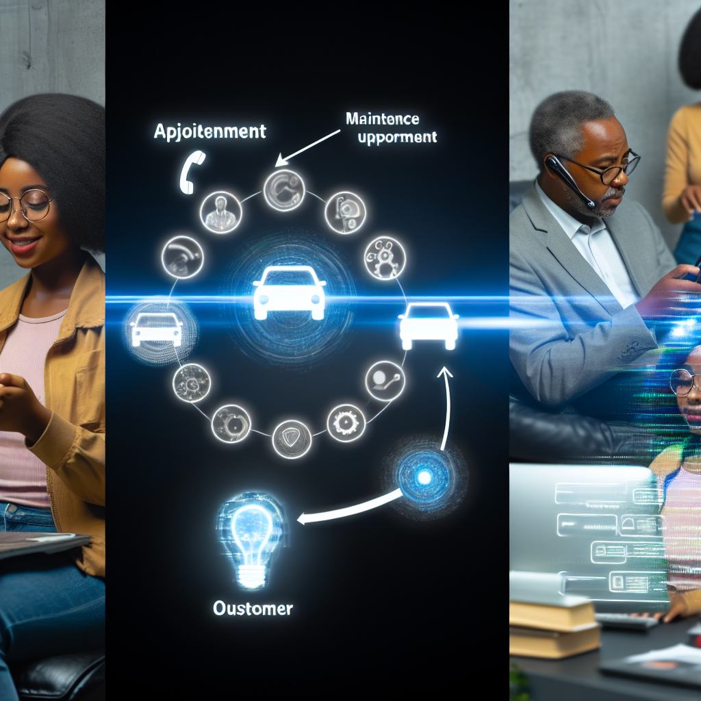 AI-driven customer journey mapping in Maintenance Services: Appointment scheduling, service updates, customer support.