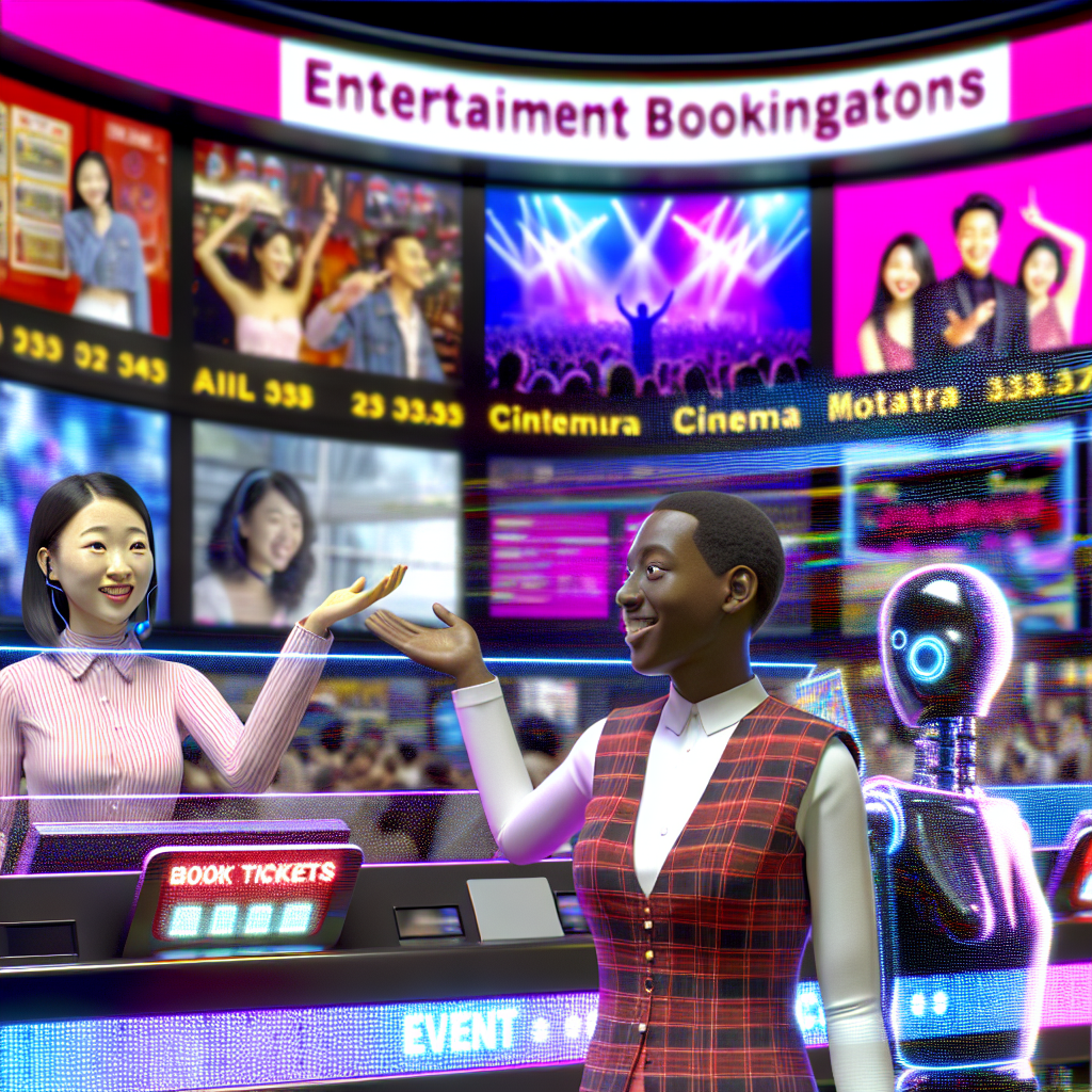 AI-driven customer service in Entertainment: Event bookings, ticket sales, fan interaction.