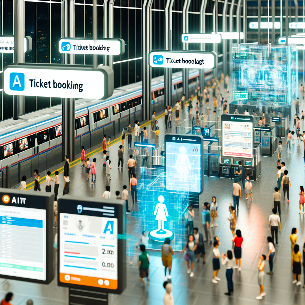 AI sales optimization in Transportation: Ticket bookings, schedule updates, customer support.