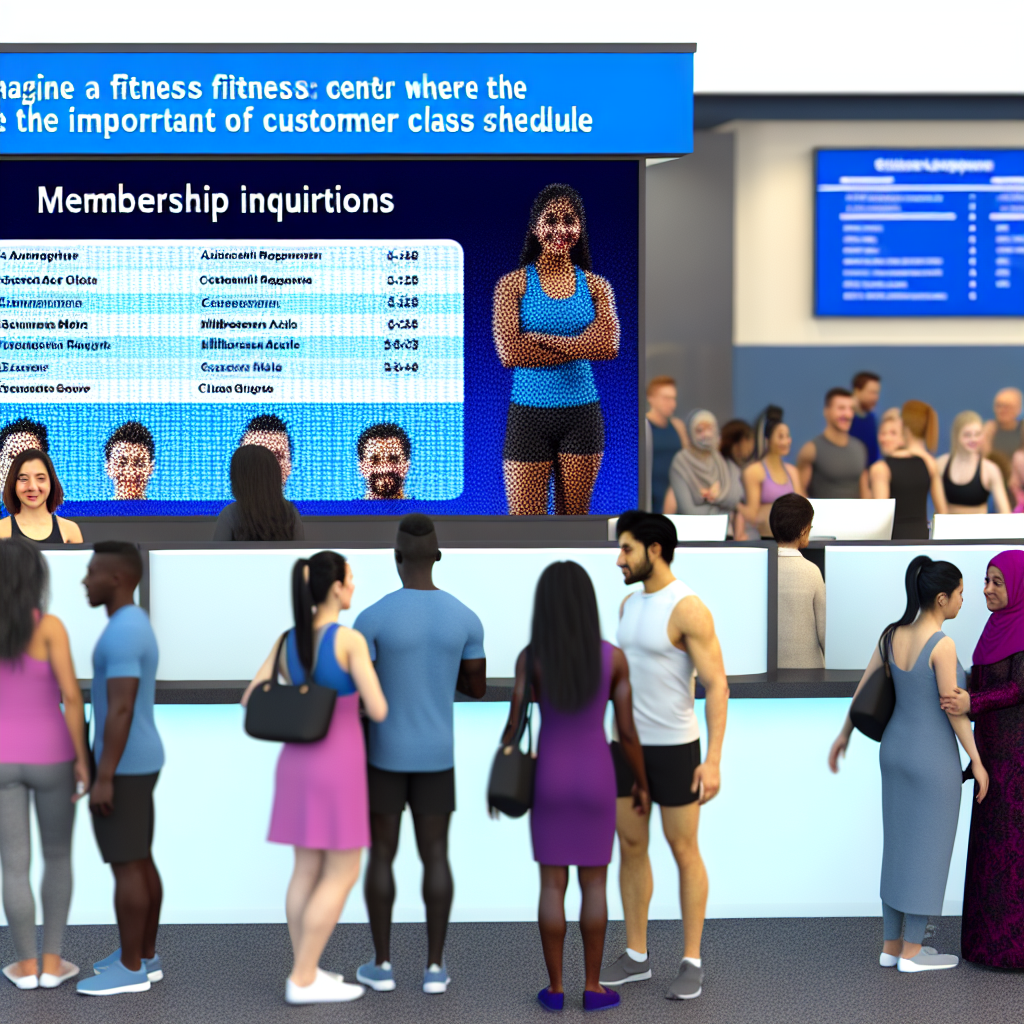 Automated Customer Follow-ups in Fitness Centers: Class scheduling, membership inquiries, customer support.