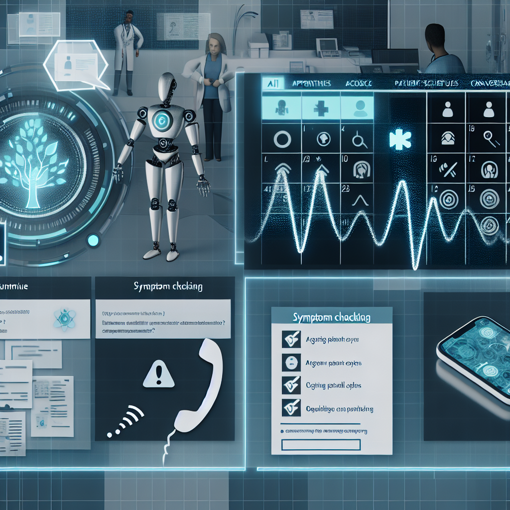 Conversational AI for business in Healthcare: Patient scheduling, symptom checking, follow-up calls.