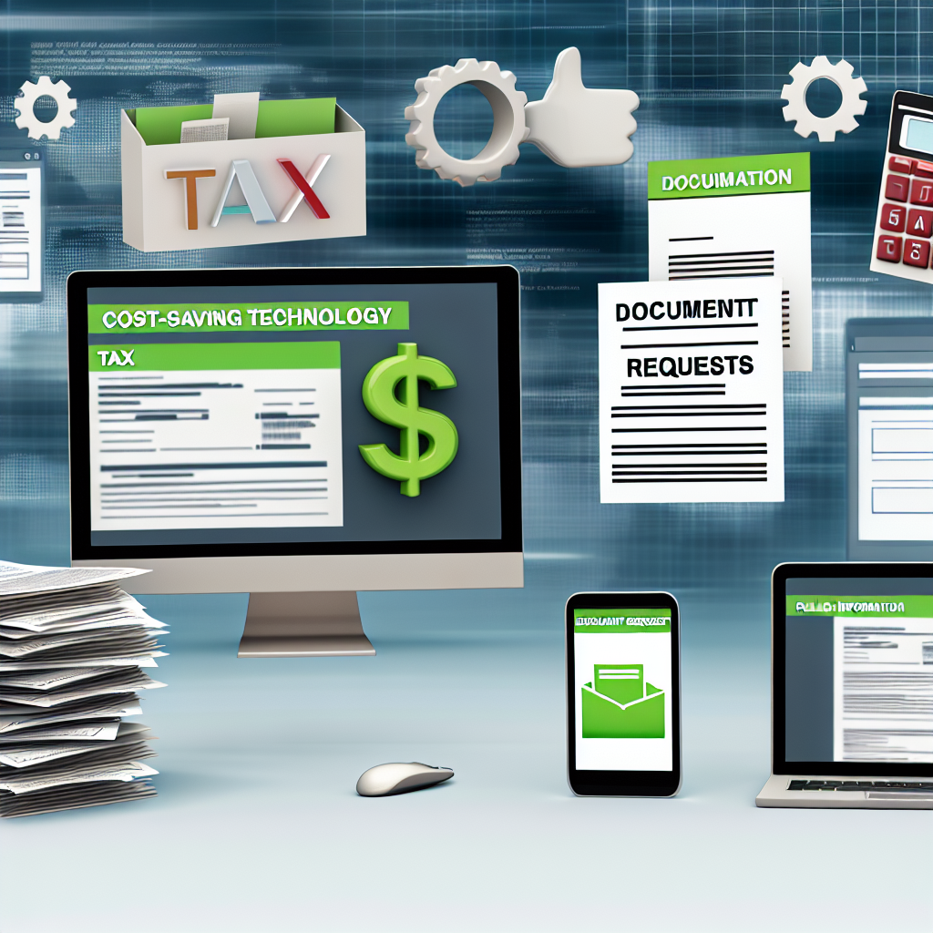 Cost-saving technology in Government Services: Tax assistance, document requests, public information.