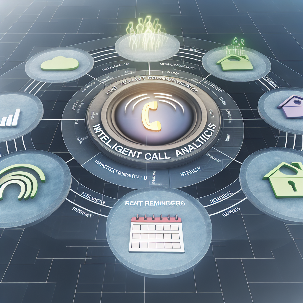 Intelligent call analytics in Real Estate Management: Tenant communication, maintenance scheduling, rent reminders.