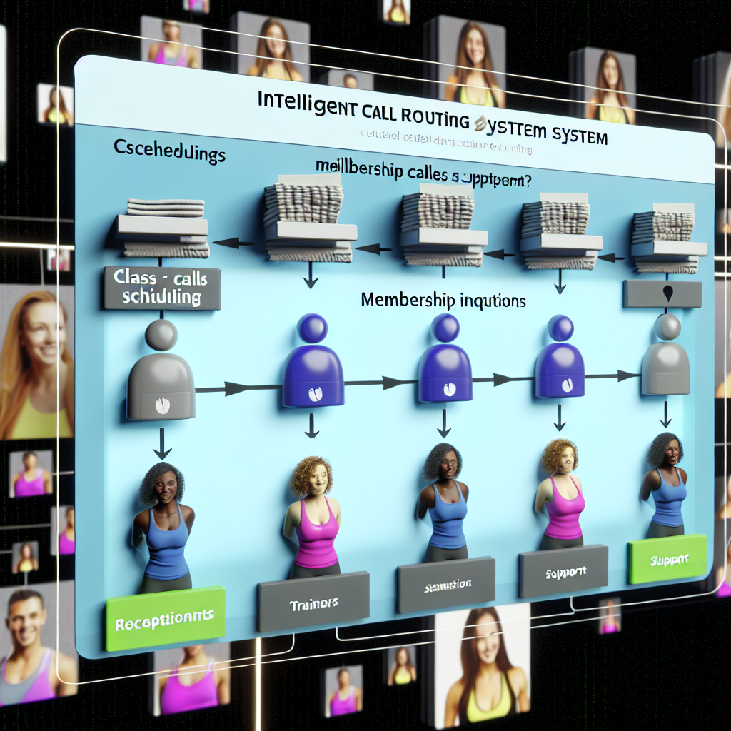 Intelligent call routing in Fitness Centers: Class scheduling, membership inquiries, customer support.