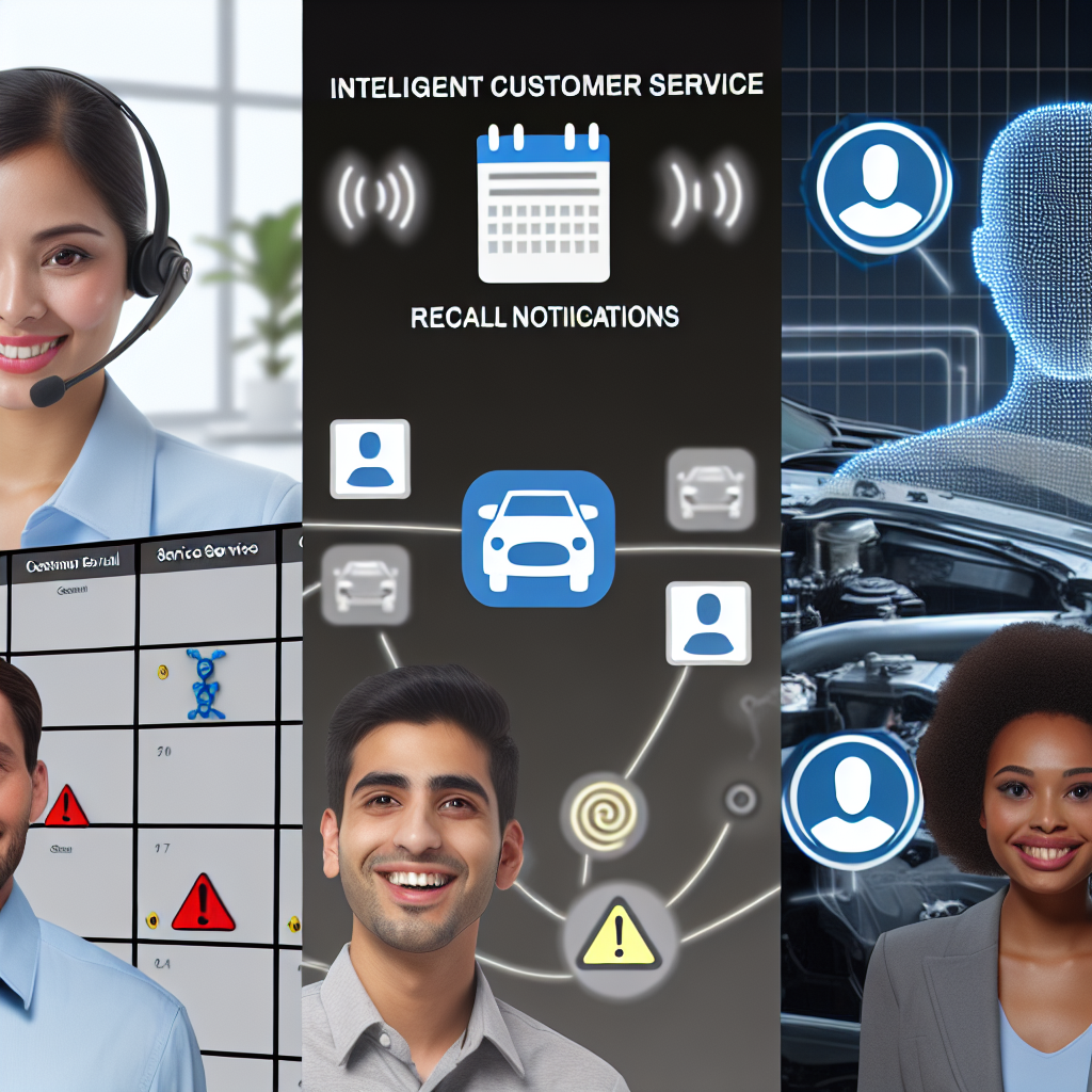 Intelligent customer service AI in Automotive: Service scheduling, recall notifications, customer support.