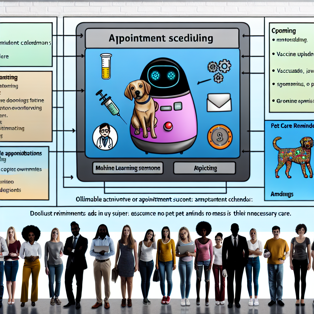 Machine learning in customer service in Pet Services: Appointment scheduling, pet care reminders, customer support.