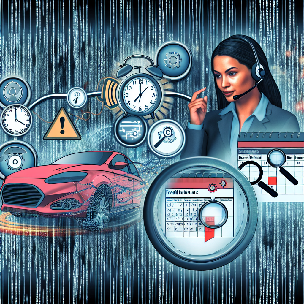 Predictive analytics in telephony in Automotive: Service scheduling, recall notifications, customer support.