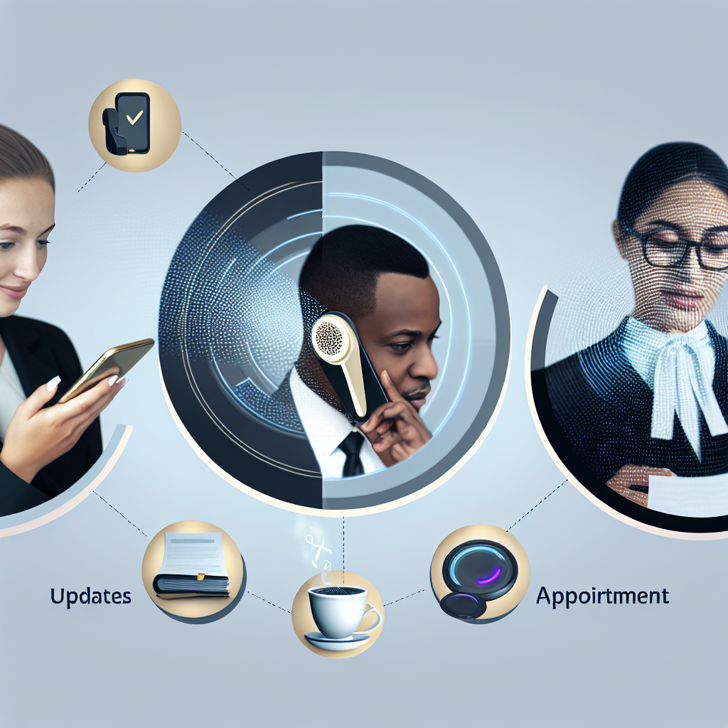 Voice AI technology in Legal Services: Appointment scheduling, client updates, document handling.